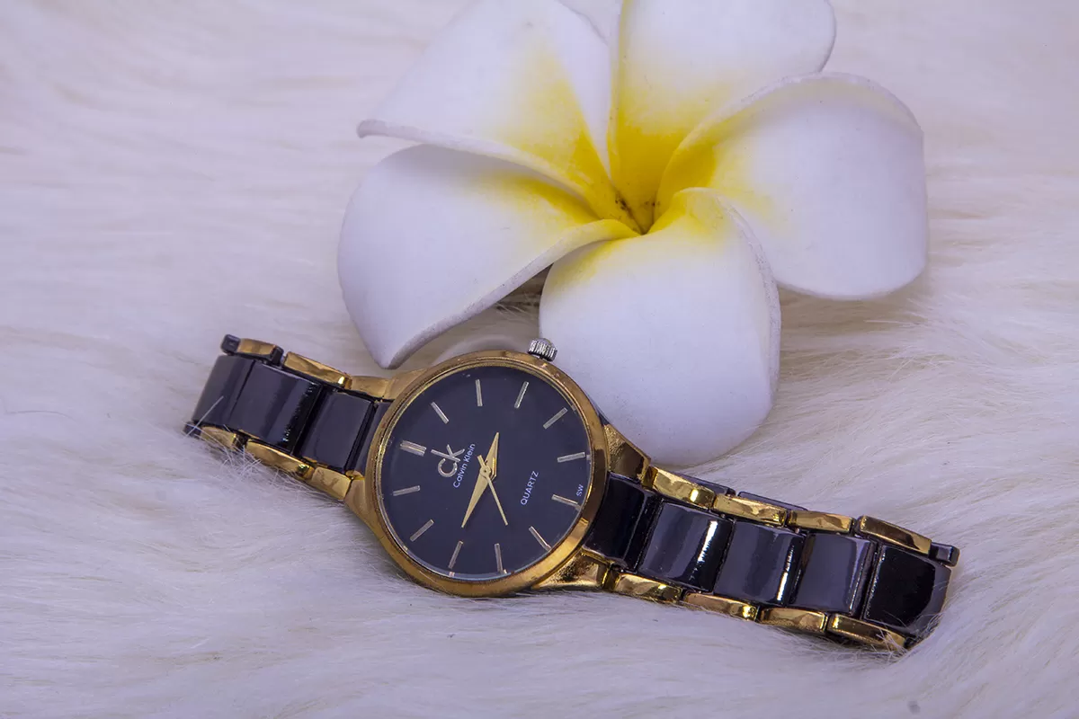 Gold Silver Watch for Girls Ladies - image 1