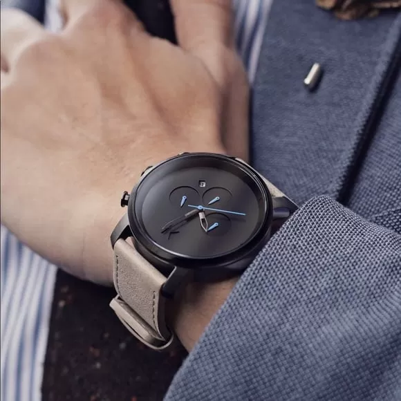 Generic Leather Stripe Wrist Watch Elegant Casual - image 2