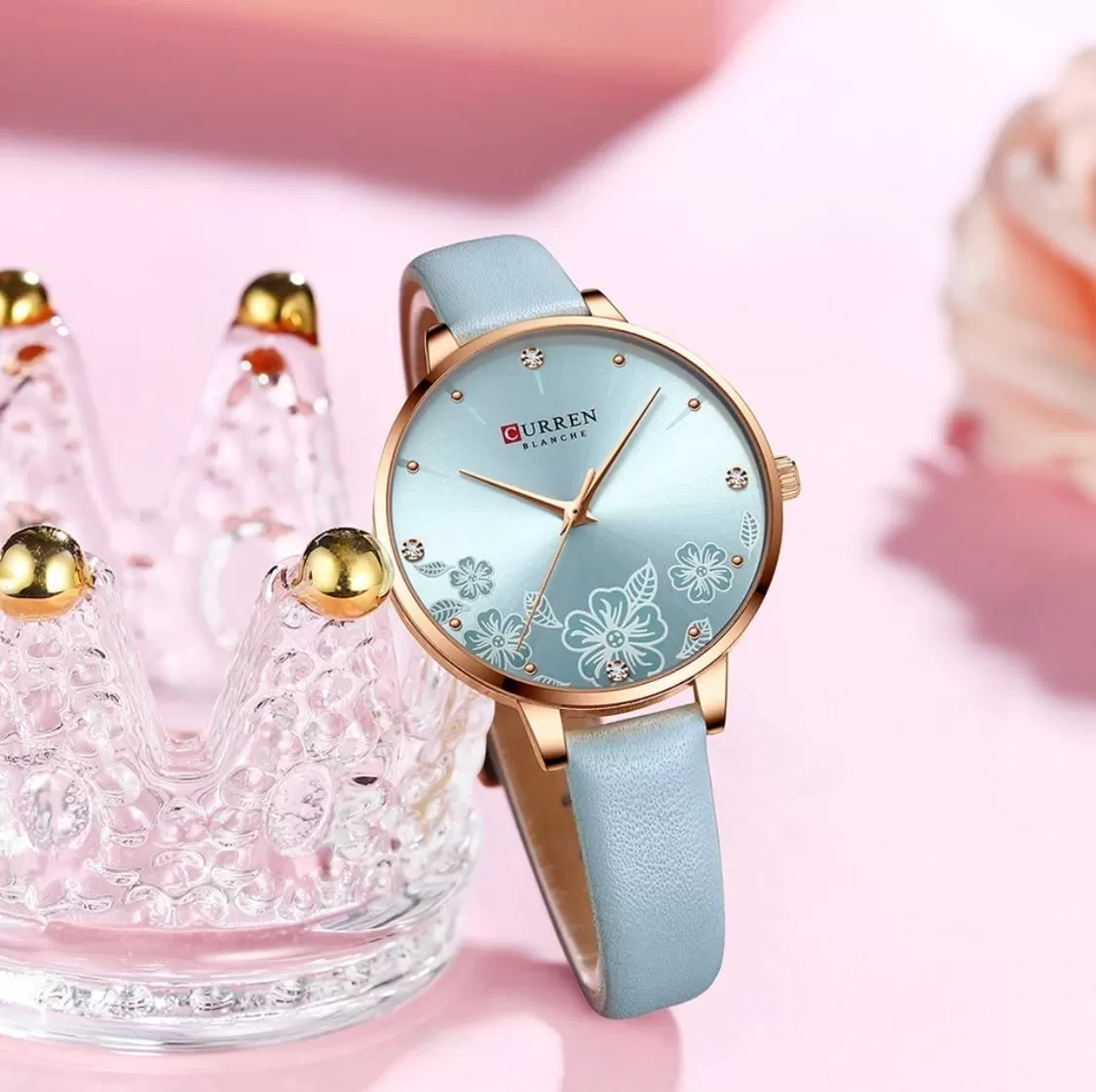 CURREN Blue Ladies Watches Fashion - image 3