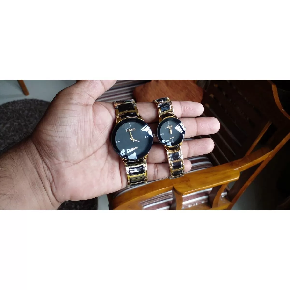 Rado Black Gold Couple Watch - image 1