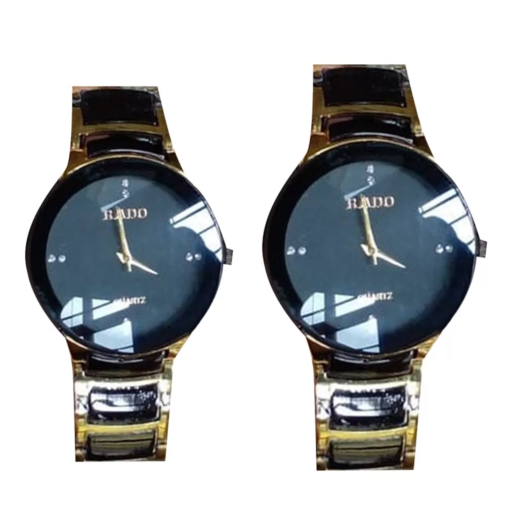 Rado Black Gold Couple Watch - image 2