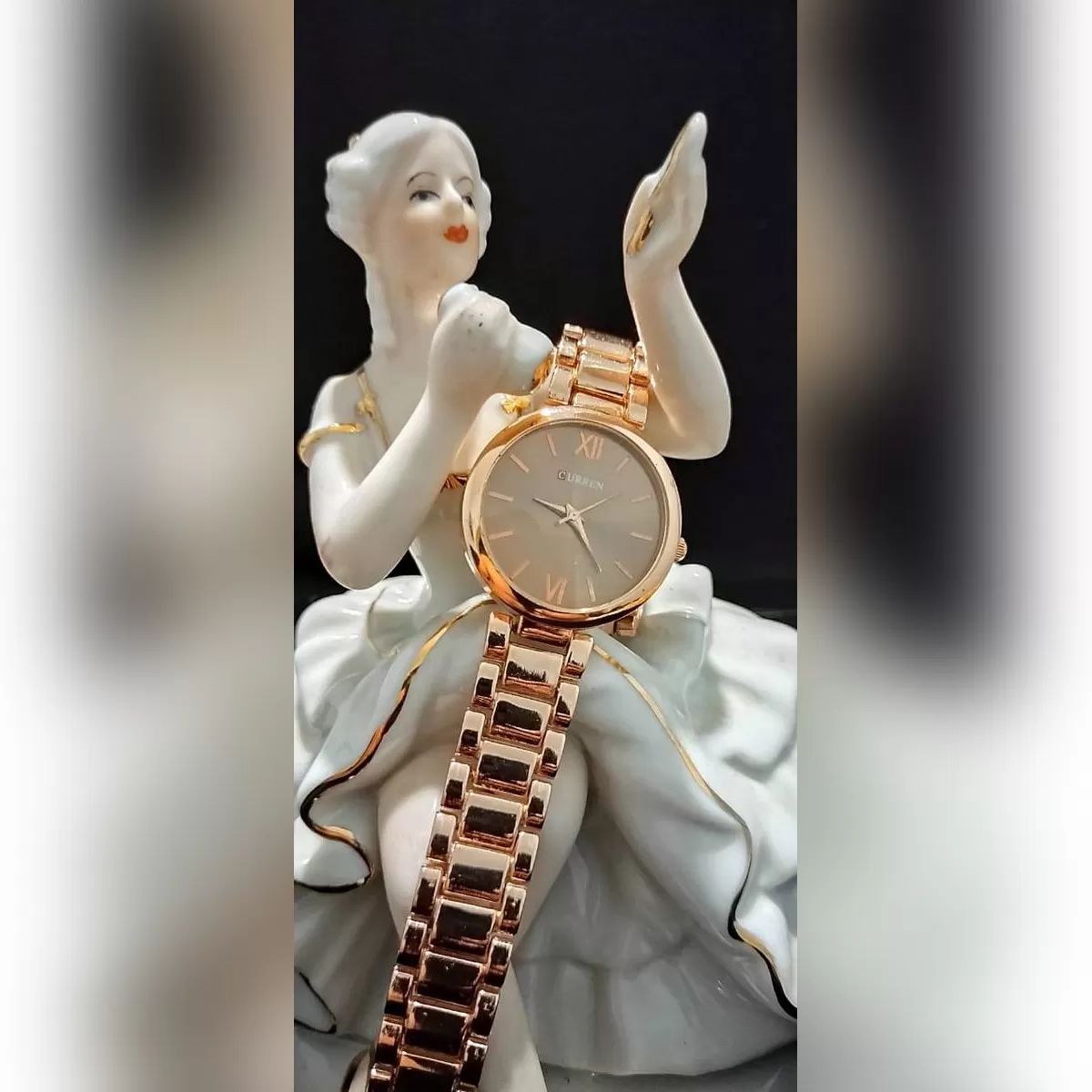 Curren Diorr Rose Gold Ladies Fashion Watch - image 2