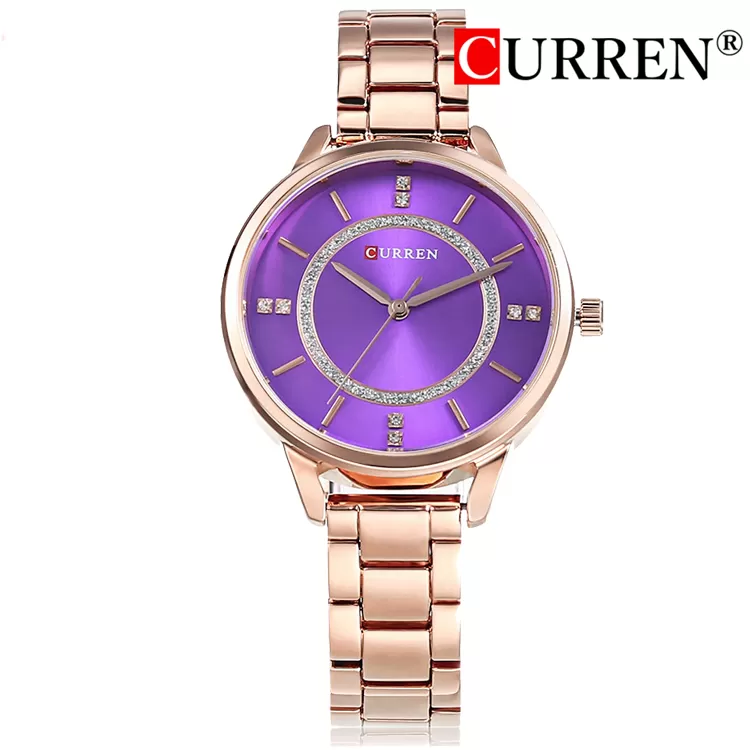 CURREN Rose Gold Ladies Fashion Casual Watch - image 2
