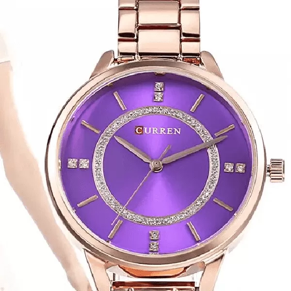 CURREN Rose Gold Ladies Fashion Casual Watch - image 3
