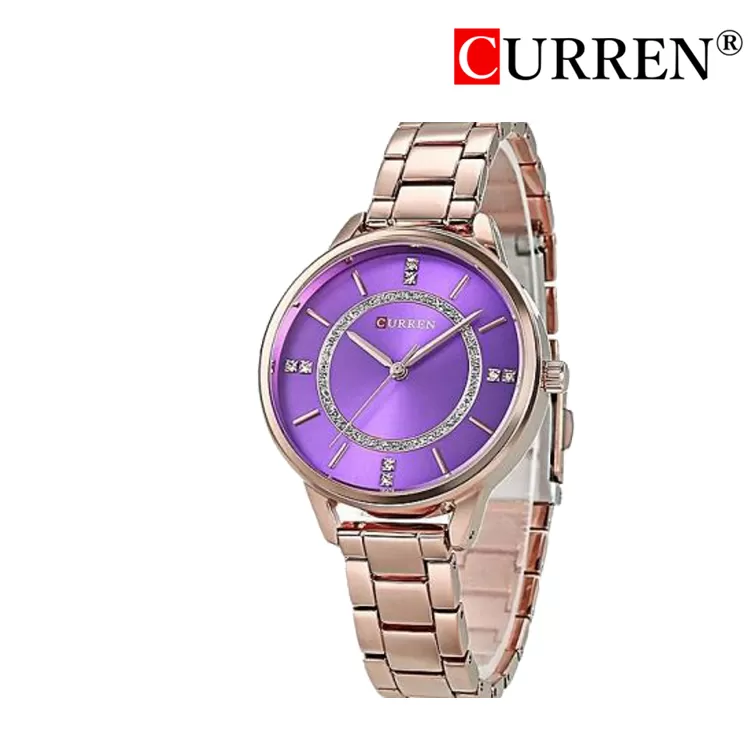 CURREN Rose Gold Ladies Fashion Casual Watch - image 4