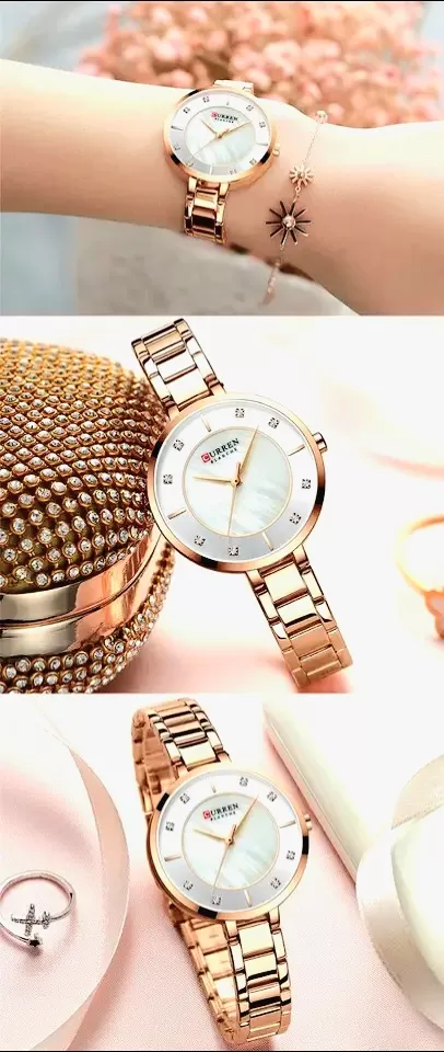 Curren Meshor Rosegold Casual Analog Quartz Watch - image 3