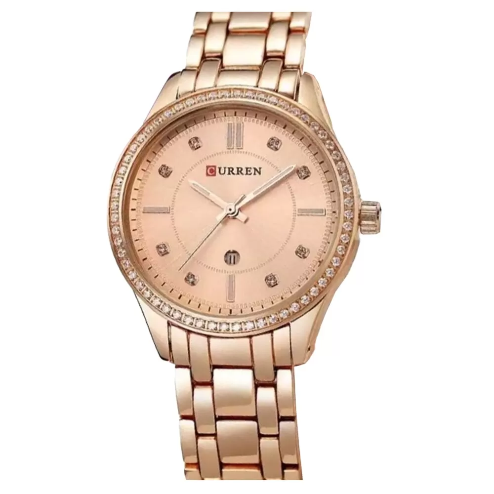 Curren Ladies Rose Gold Fashion Watch - image 2