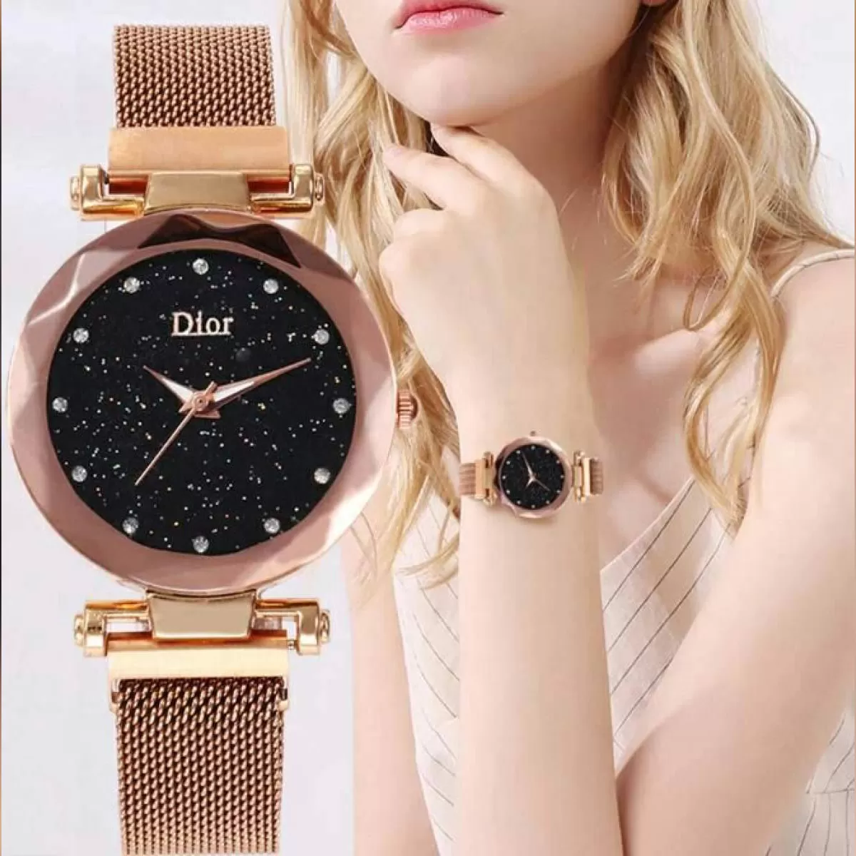 Curren Starry Sky Ladies Magnet Stripe Watch - image 2