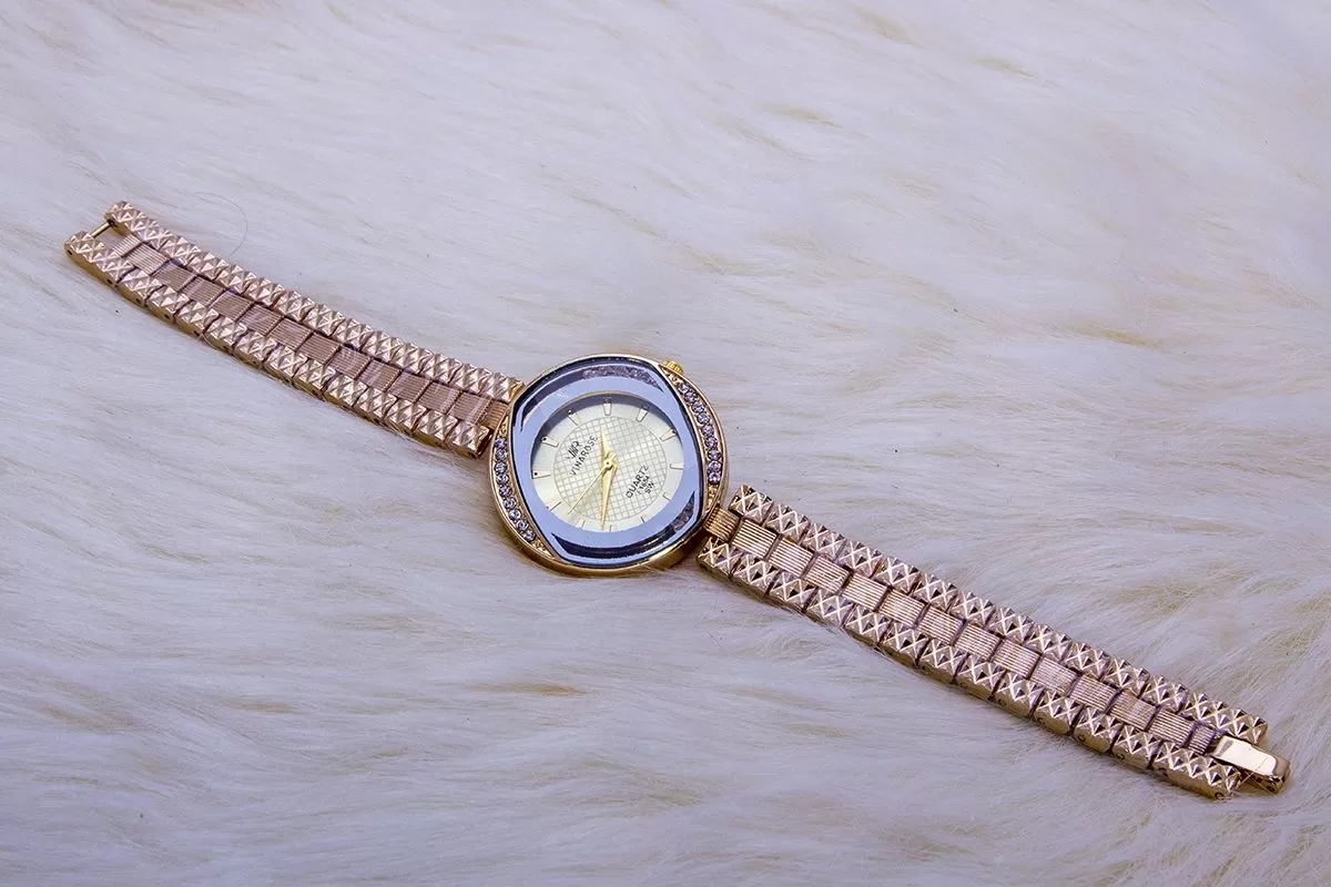 Vinarose Rose Gold Ladies Fashionable Wrist Watch