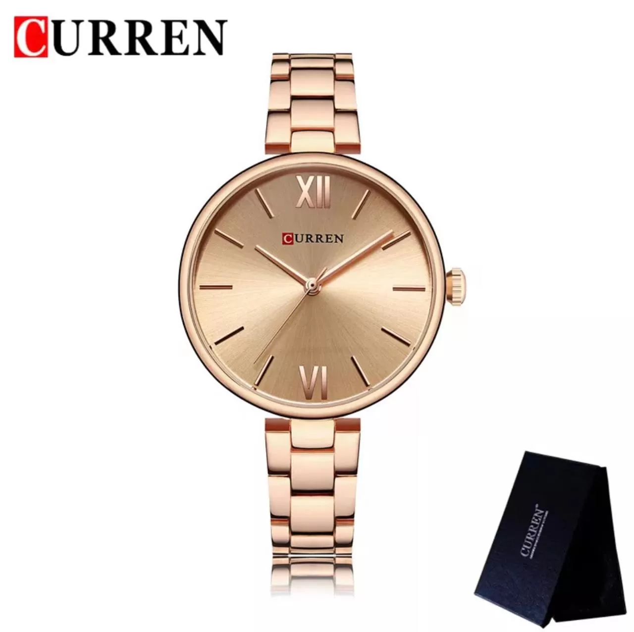 CURREN Rosegold Ladies Fashion Watch - image 2