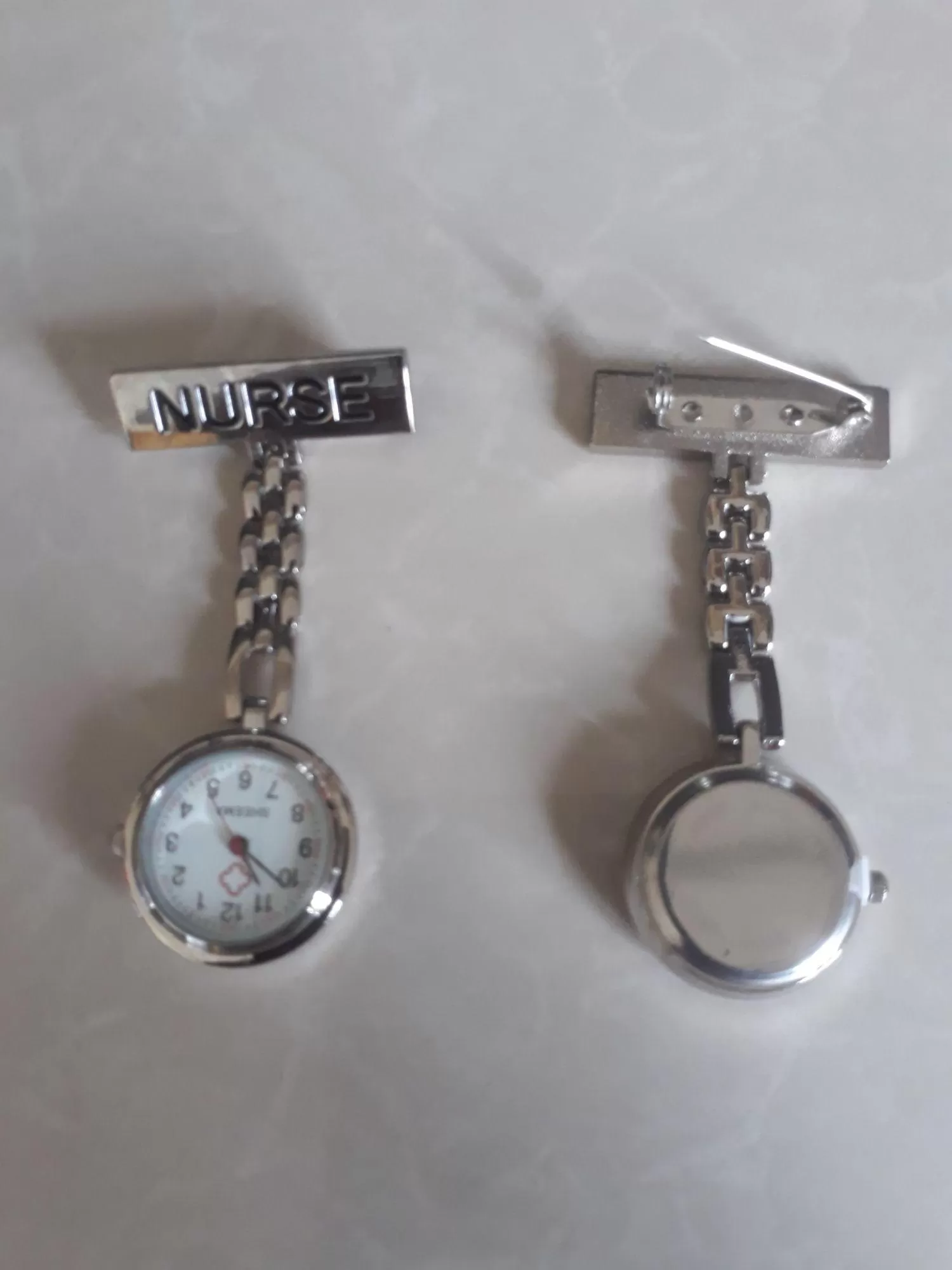 Generic Sliver Stainless Steel Nursing Watch - image 3