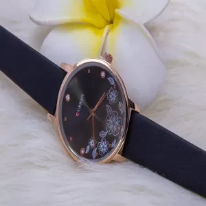 CURREN Blue Ladies Watches Fashion Steel Machine Wrist