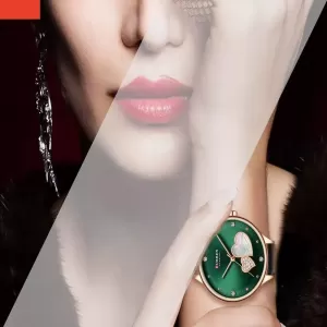 Curren Leather Strap Ladies Fashion Watch