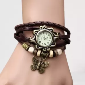 Generic Butterfly Tread Fashionable Wrist Watch