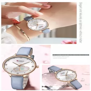 Curren Leather Strap Ladies Fashion Casual Watch
