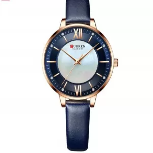 CURREN 2022 Ladies Fashion Quartz Leather Strap Watch
