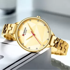 CURREN Ladies Watch Gold Casual Party Fashionable Elegent