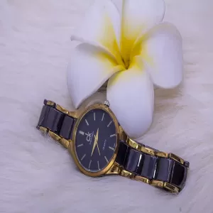 Gold Silver Watch for Girls Ladies