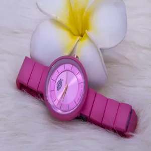 Xenlex MDICKIE Pink Rubber Steel Watch