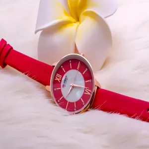 CURREN Ladies Fashion Leather Strap Watch