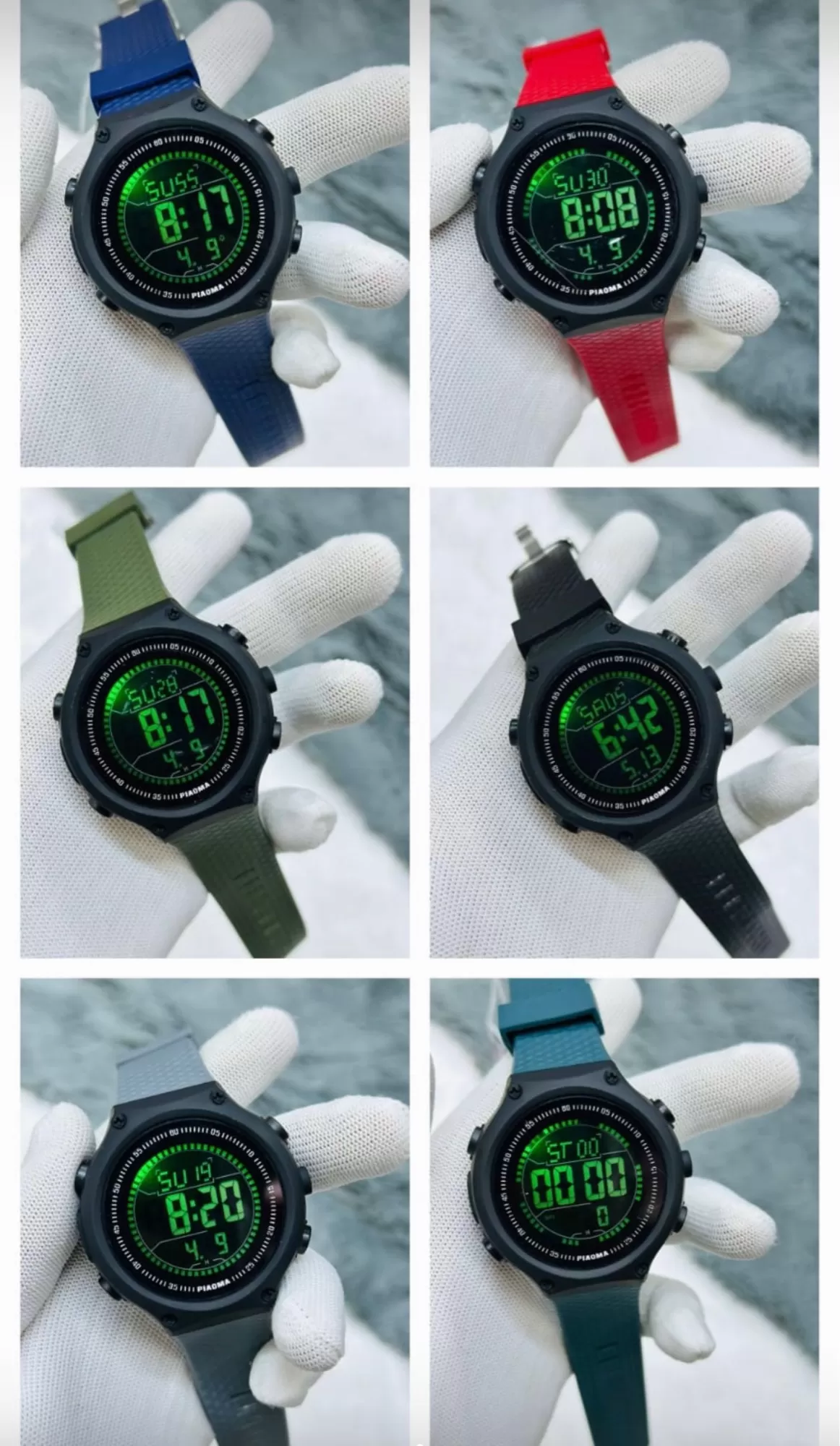 Generic Sports Casual Watch Black