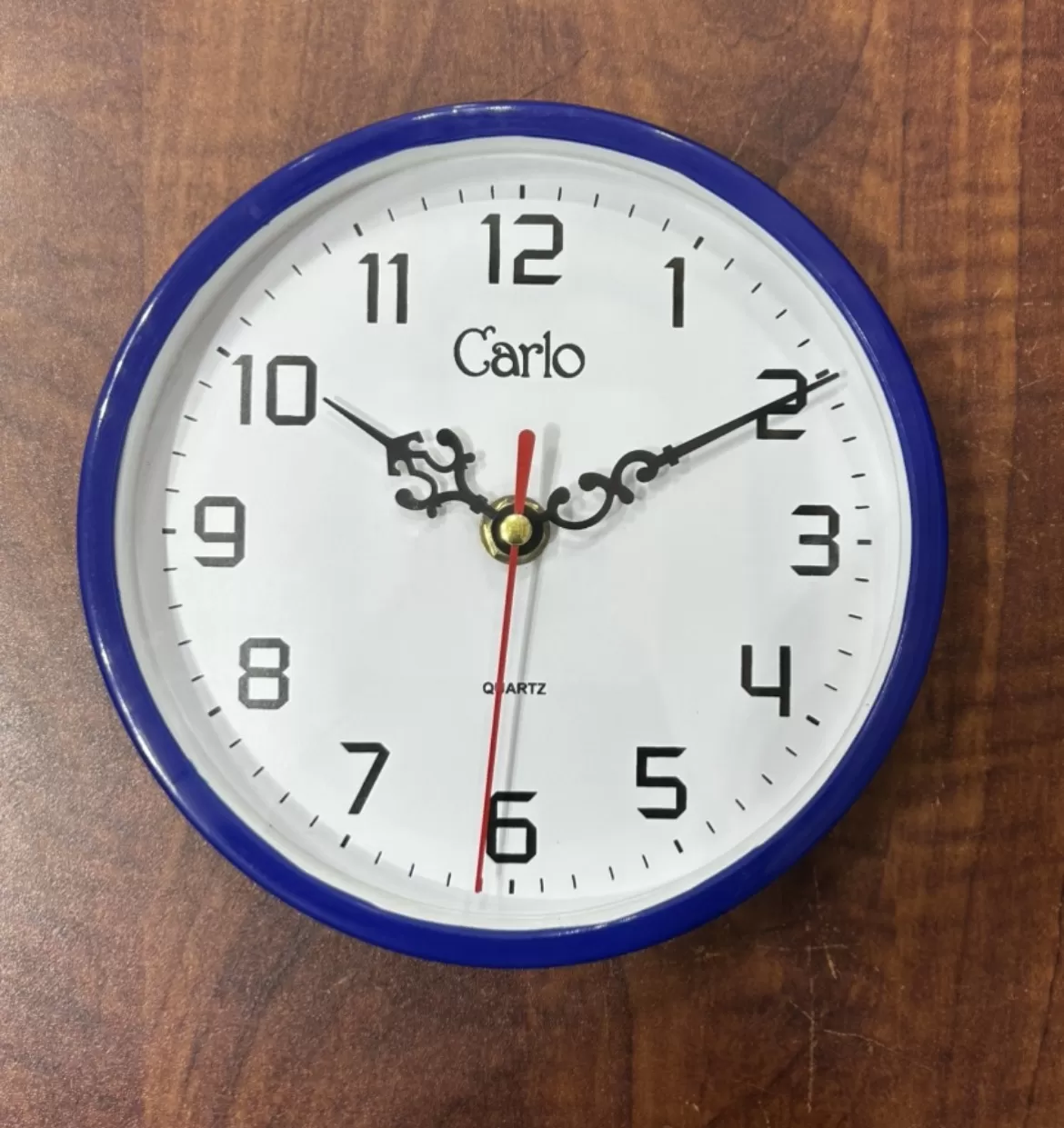 Carlo Blue Wall Clock