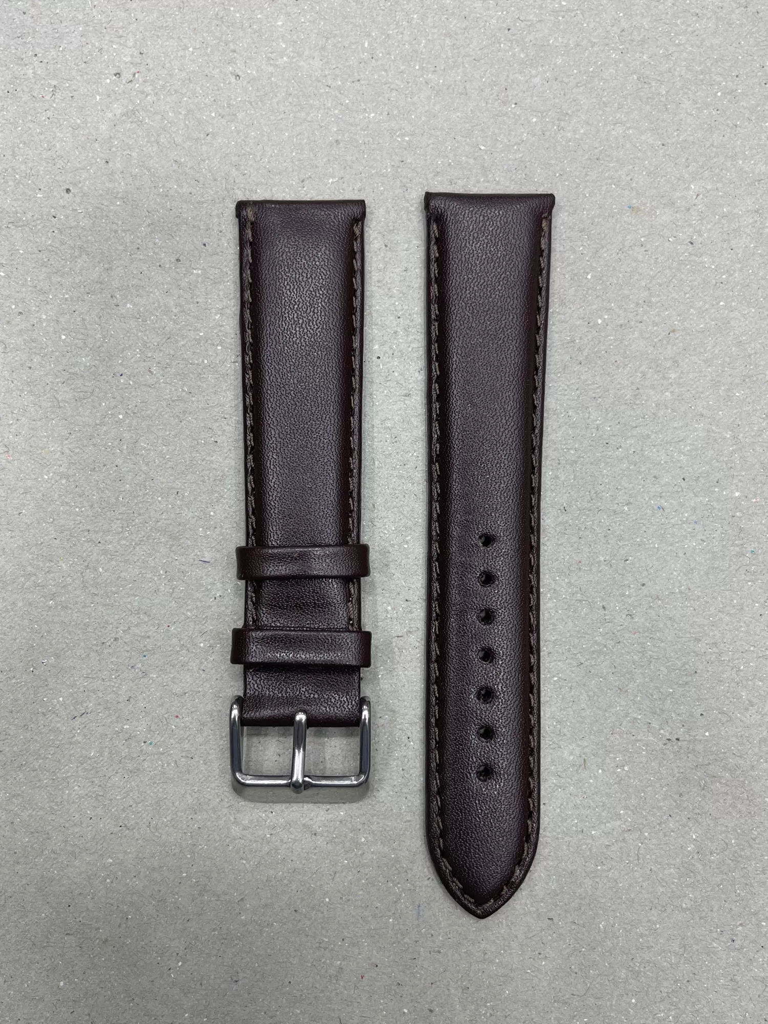 Generic Watch Strap Dark Brown 20MM