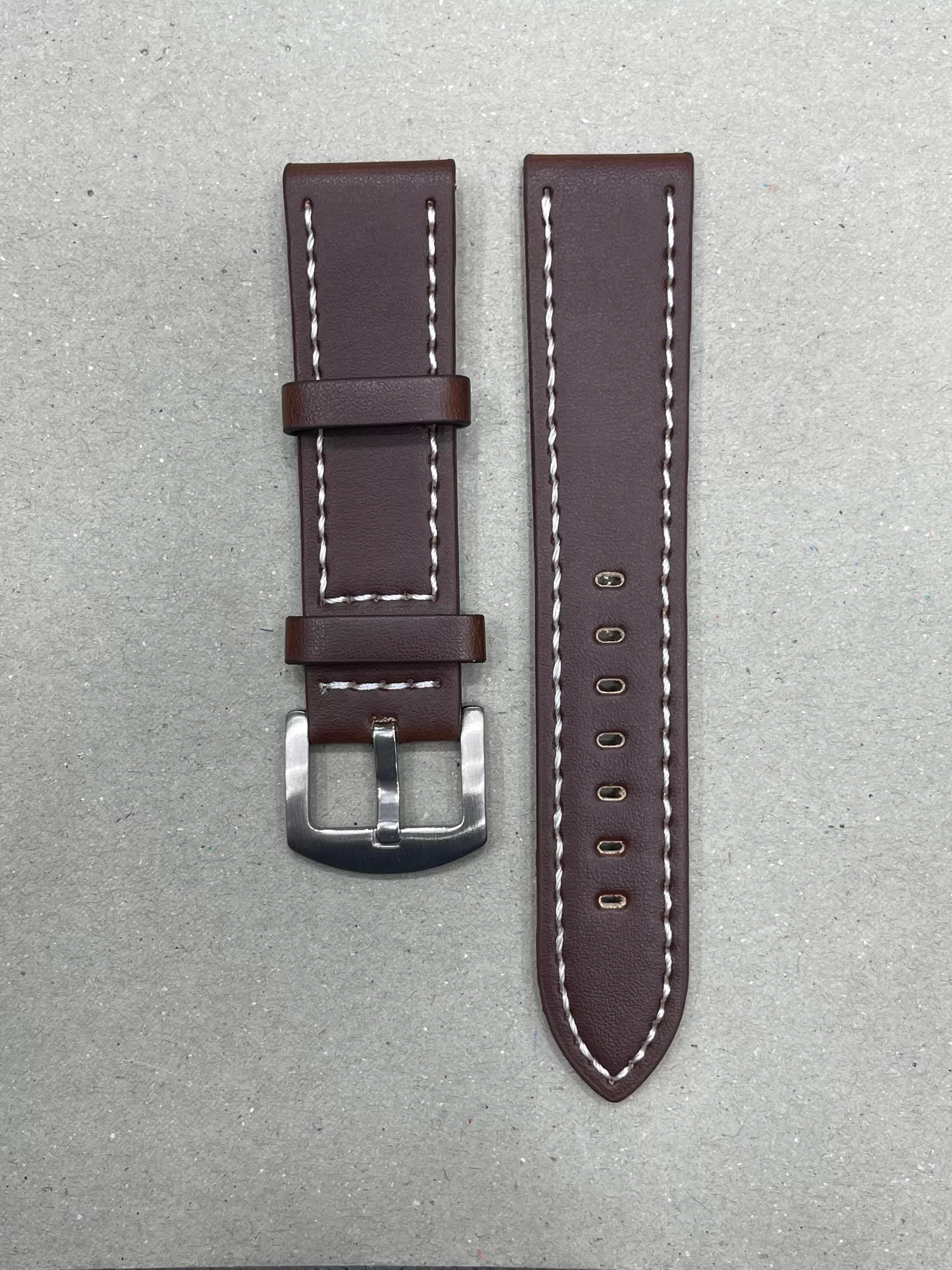 Generic Dark Brown 22MM Watch Strap