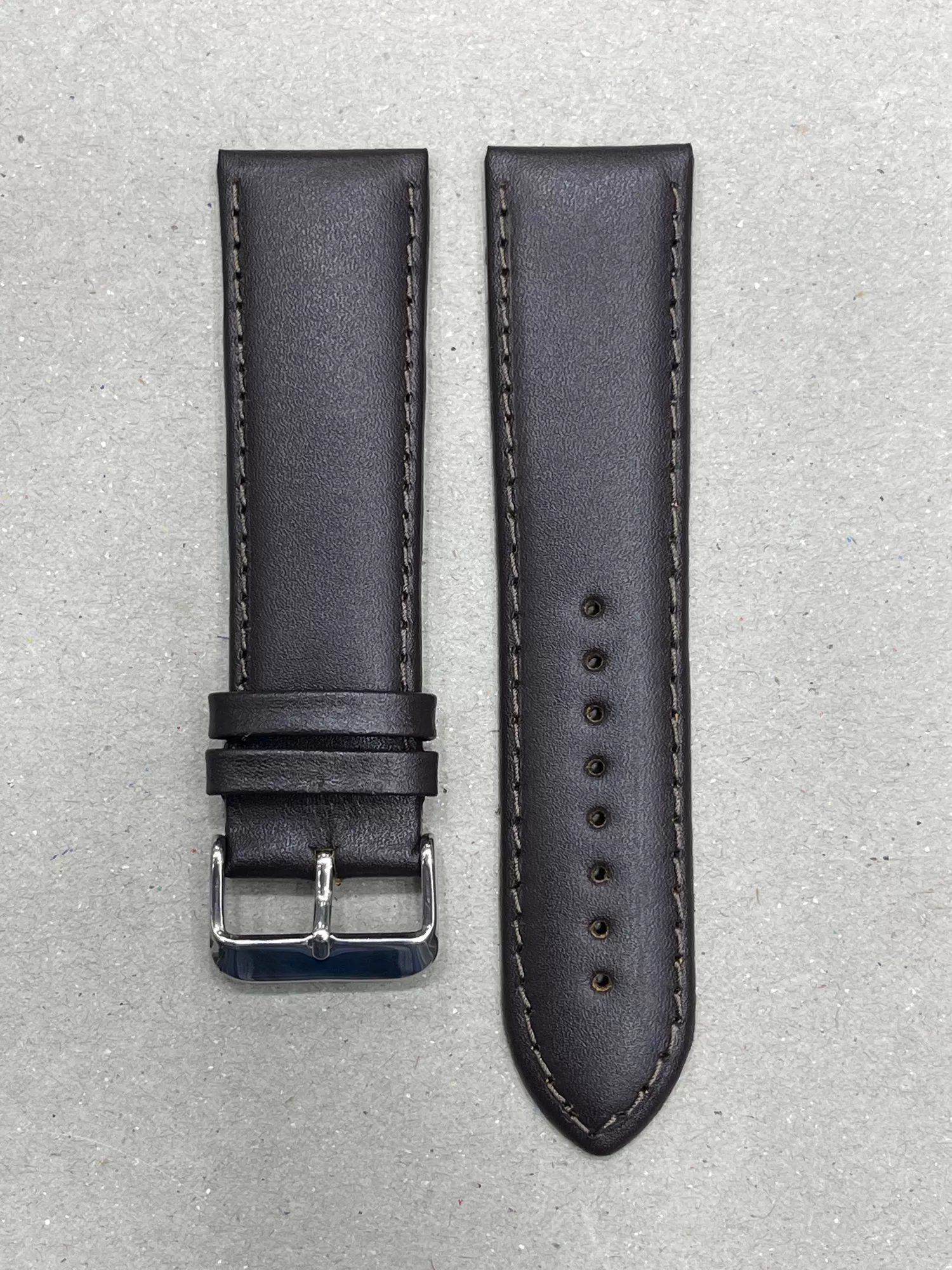 Generic Dark Brown 24MM Watch Strap