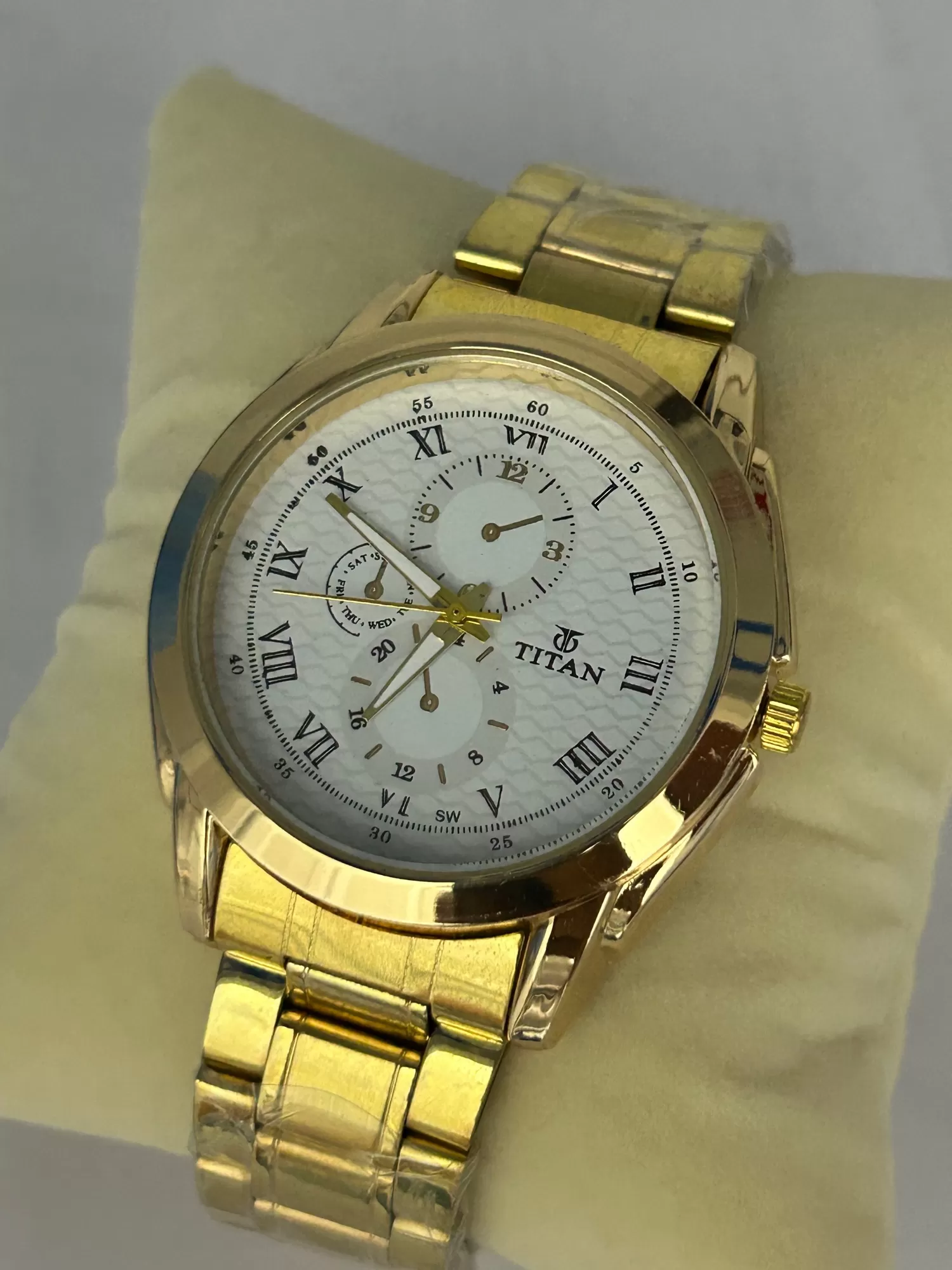 GOLD Mens Watch Luxury Business Casual