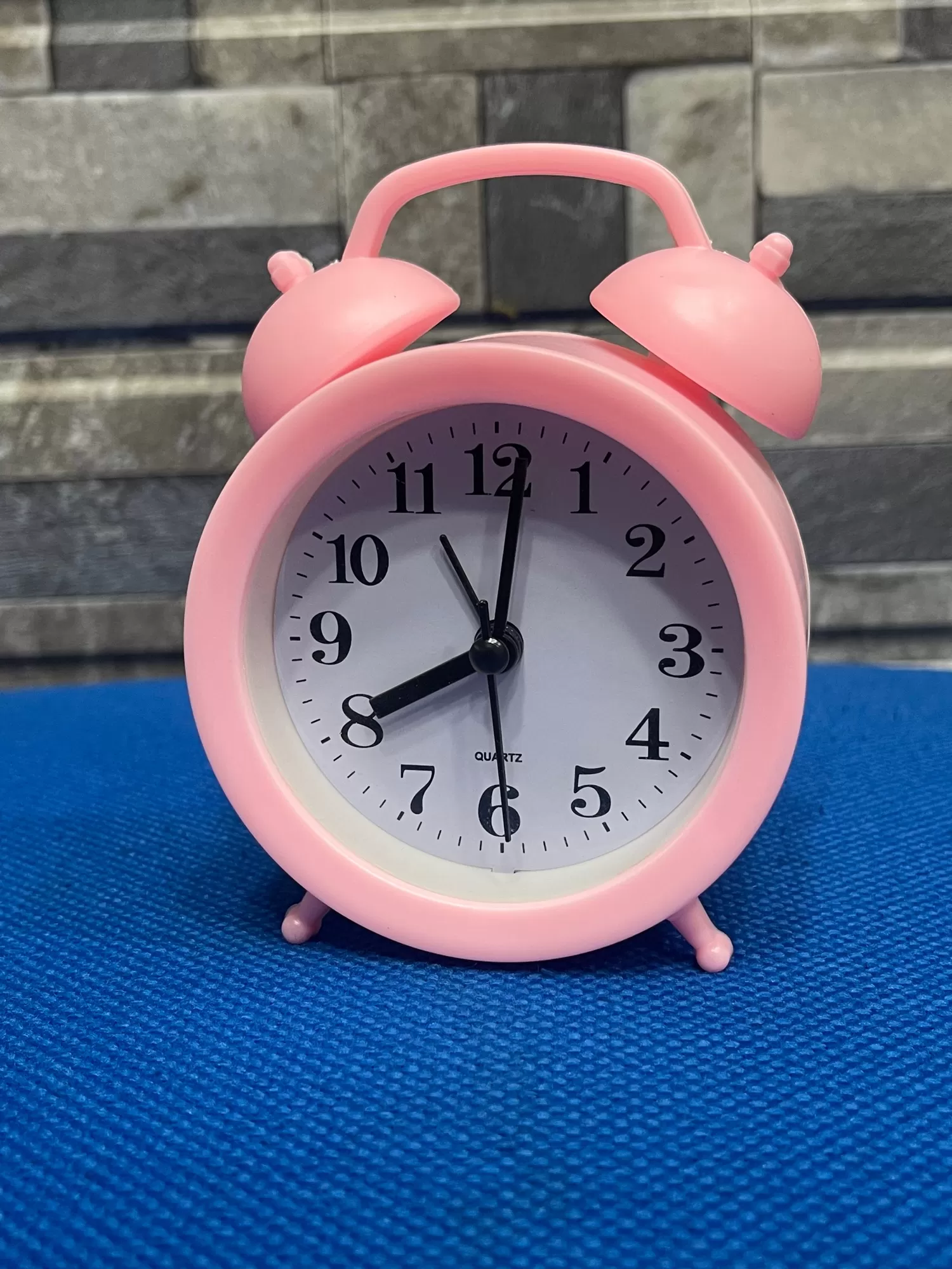 Pink Alarm Clock Table Clock for Home & Office
