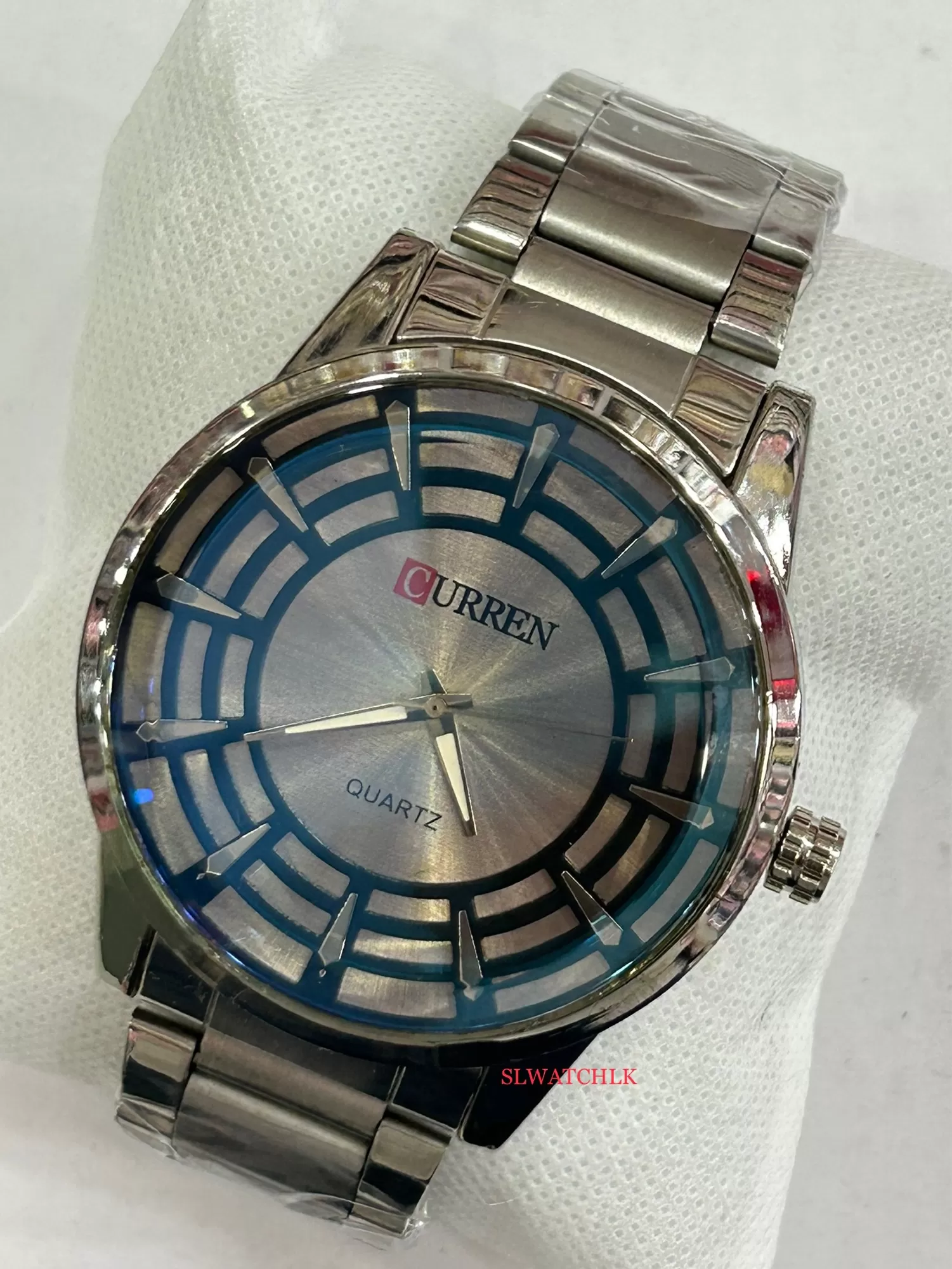 Curren Mens Watch Silver Fashion