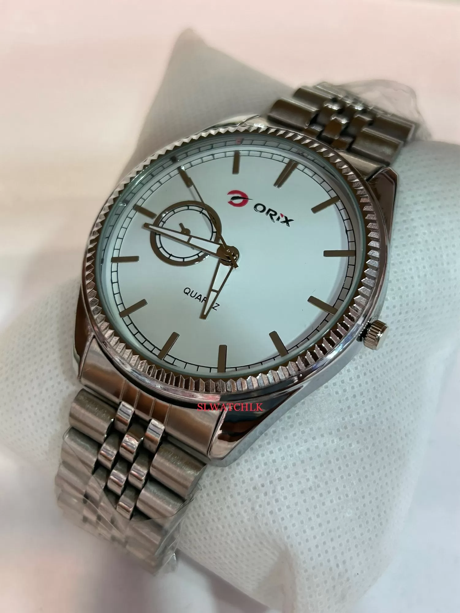 Generic New Mens Casual White Face Watch