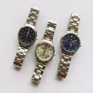 Luxury Women's Casual Watch with Blue Face