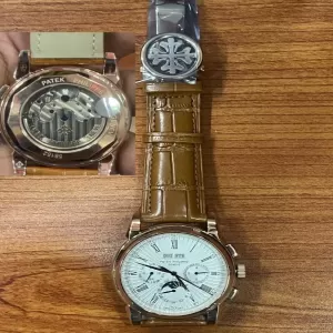 PATEK PHILIPPE GENEVE Automatic Watch Brown
