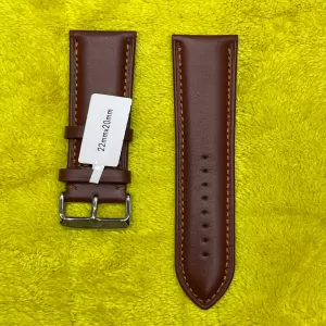 Generic Watch Strap Brown 22MM