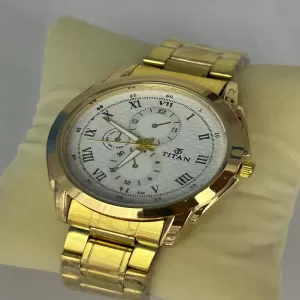 GOLD Mens Watch Luxury Business Casual