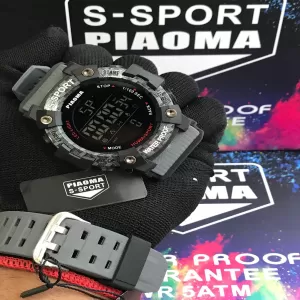 Piaoma Grey Mens Casual Watch