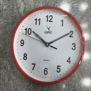 Camy Wall Clock Red Color