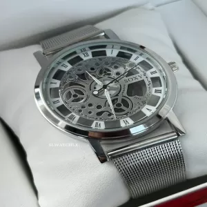 Silver Fashion Watch Boys