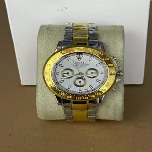 Generic Men Casual Watch Two Tone