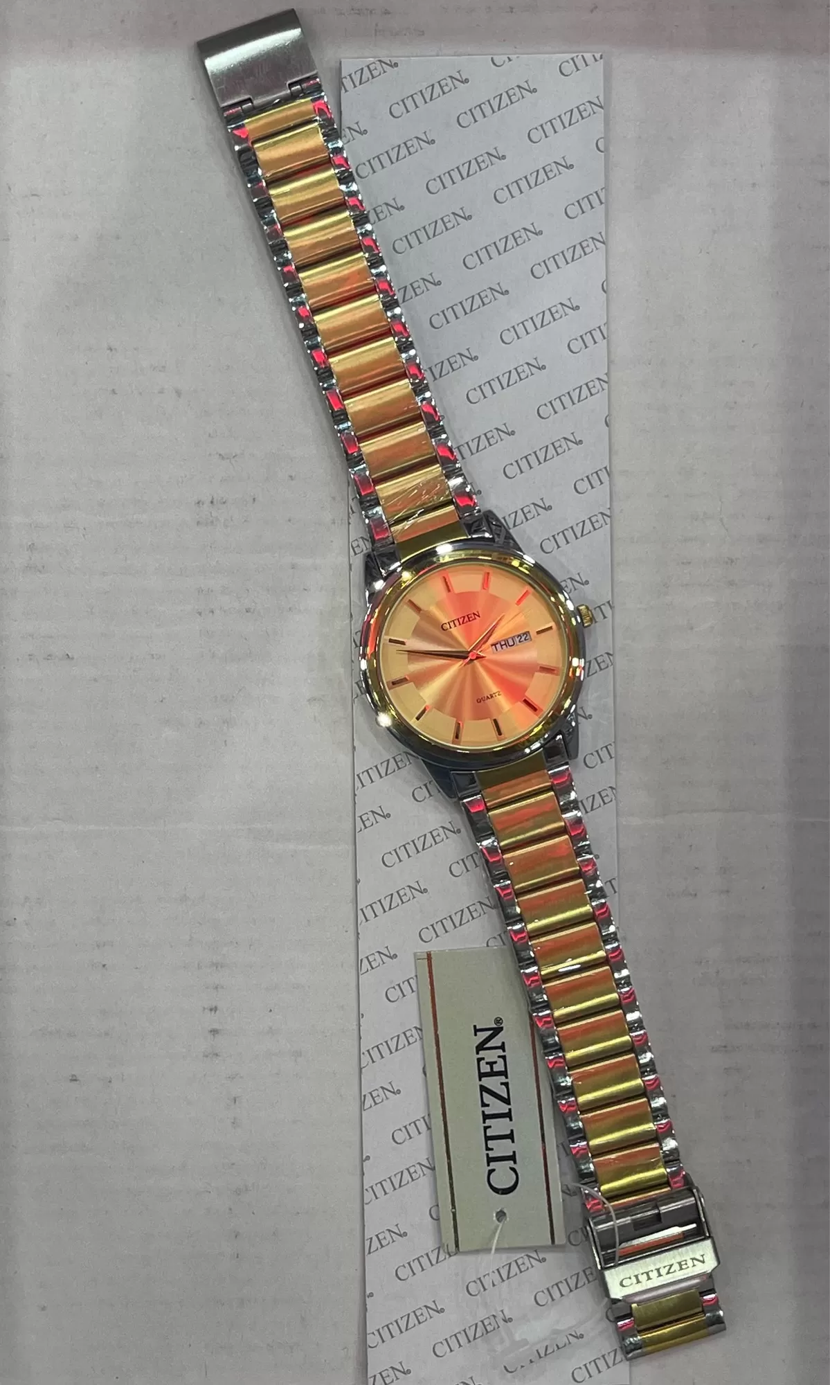 Generic Men Watch Two Tone