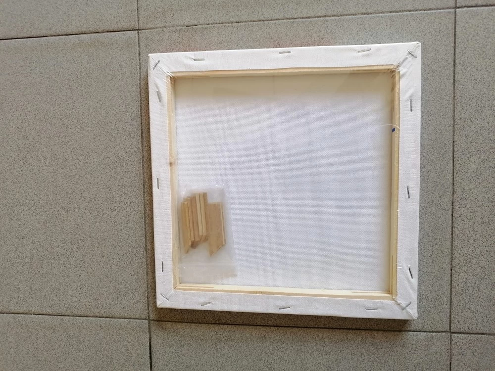 10cm X 10cm White Blank Artist Canvas Board - image 2