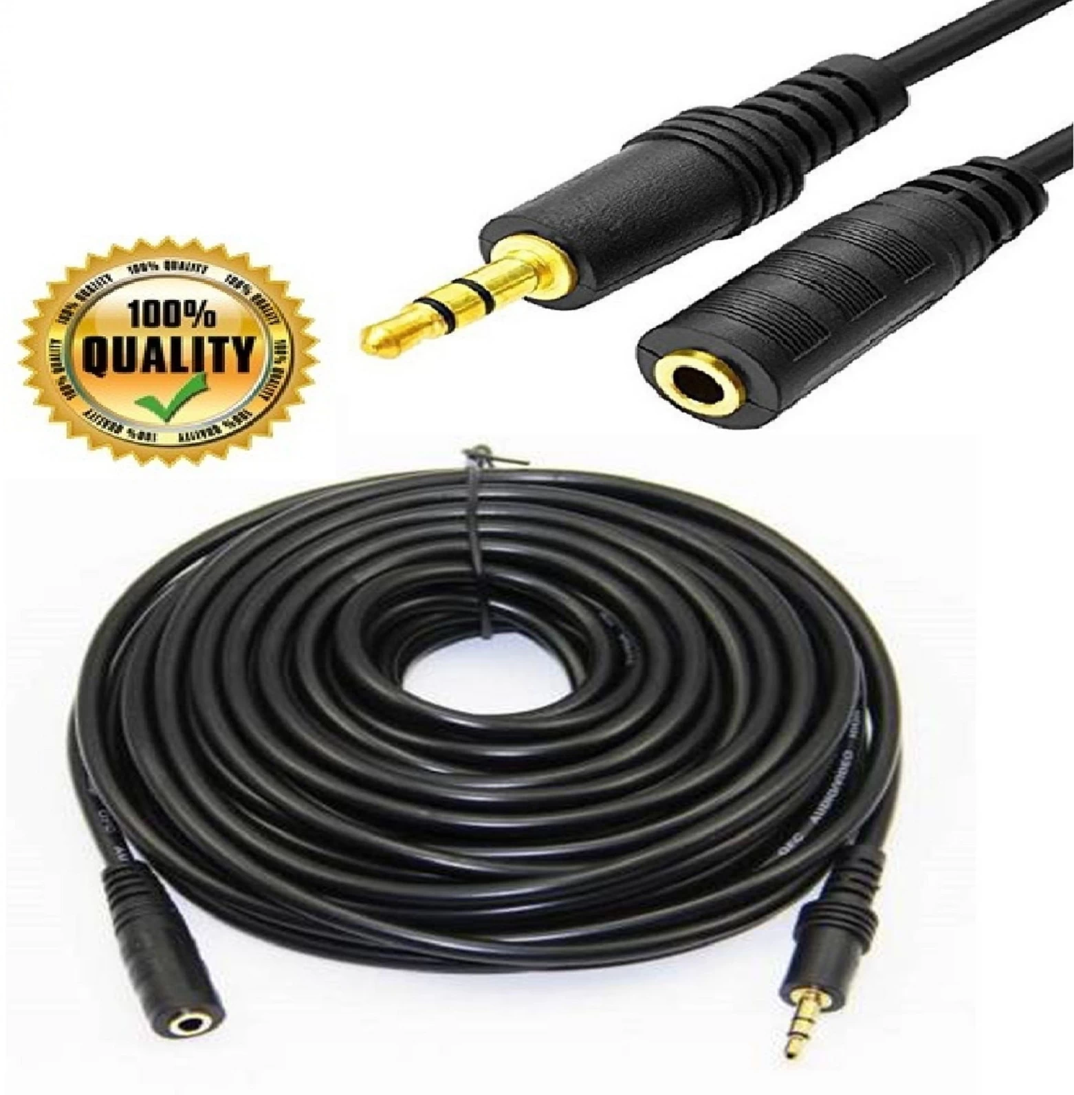 1.5M 3.5mm JackAUX Audio Cable 3.5 Male to Female