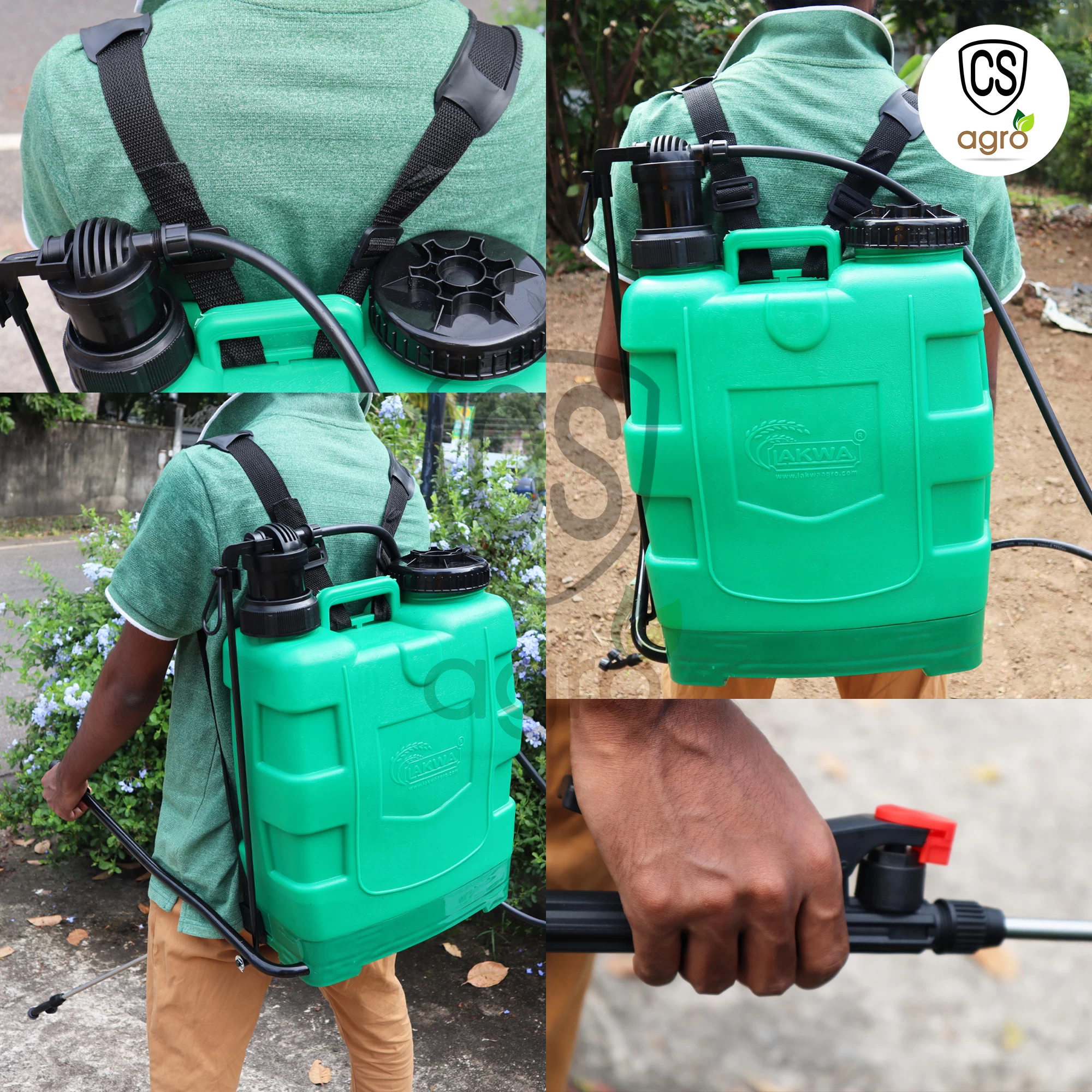 16L Manual Sprayer Agricultural High Pressure Spray Tool - image 1