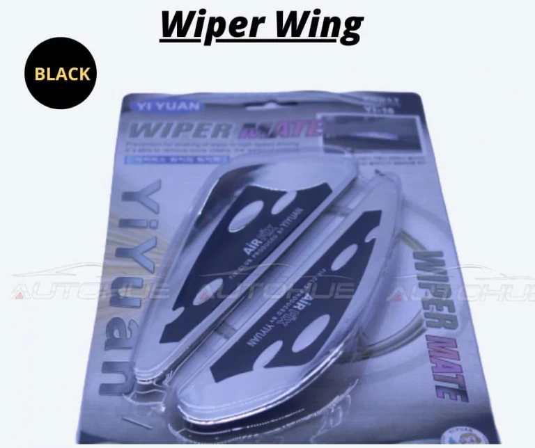 2Pcs Windshield Wiper Wing Cover Colour Black