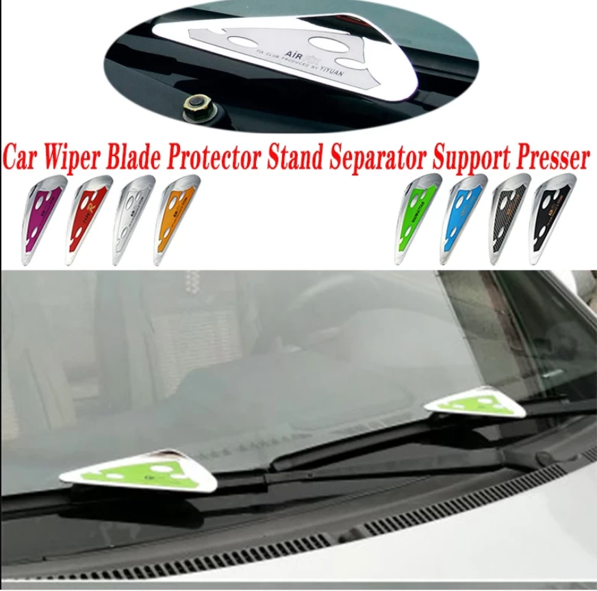 2Pcs Windshield Wiper Wing  Cover Colour Light Blue - image 2