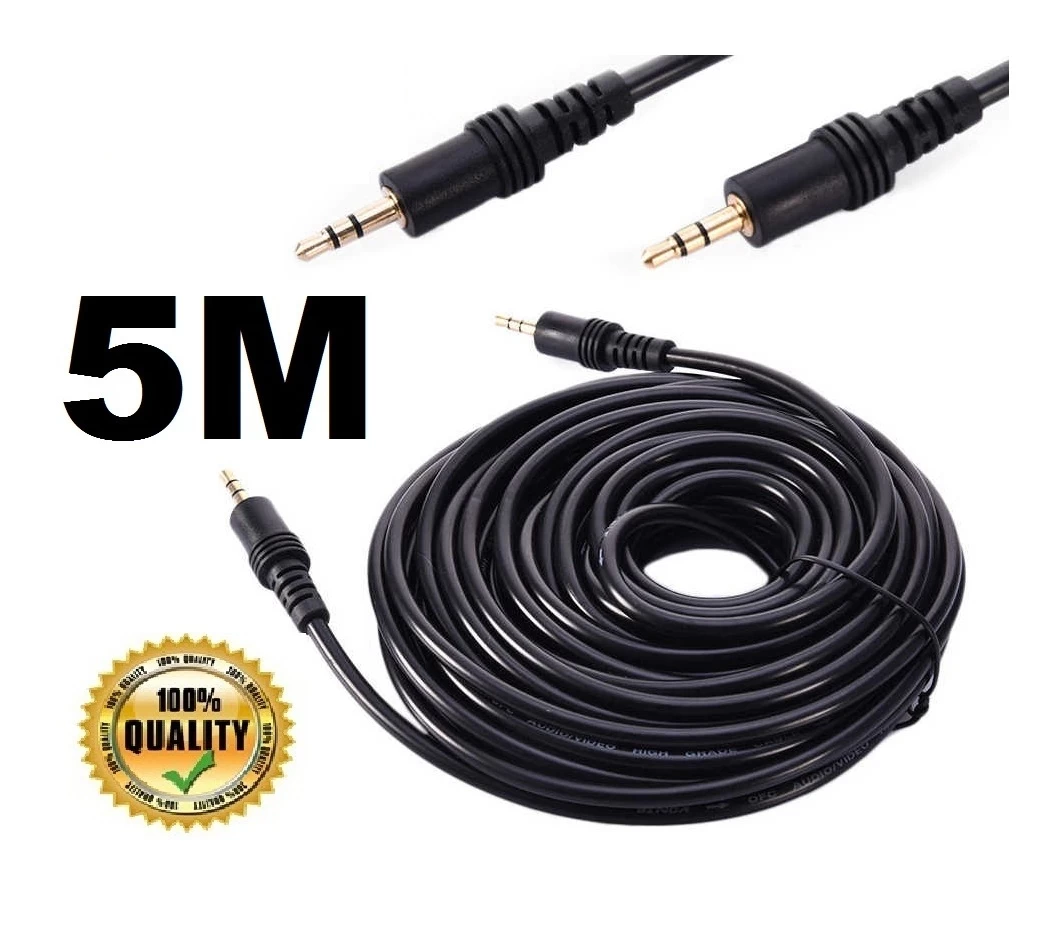 5m 3.5mm Jack Audio Cable 3.5 Male to Male AUX Cable