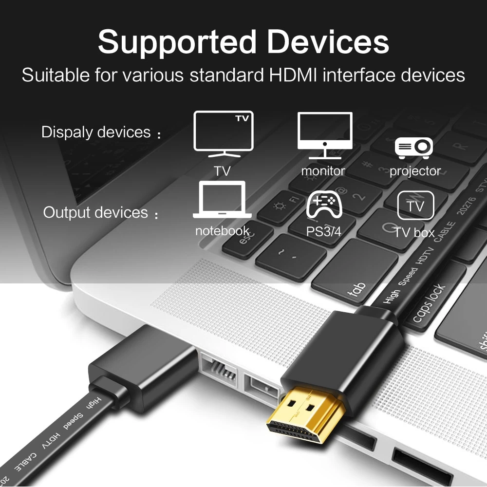 5M / 4K 1080P HDMI-compatible Cable HDMI to HDMI Cable - image 2