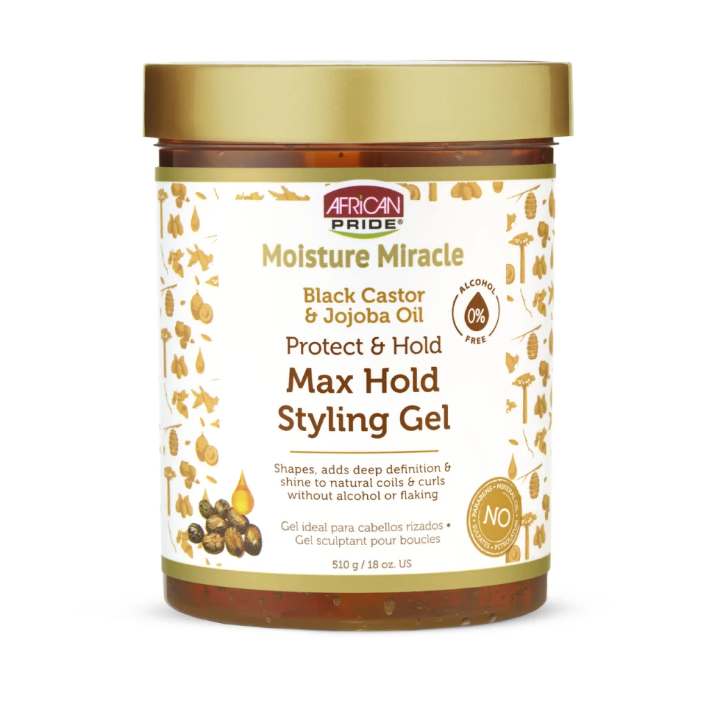 AFRICAN PARADISE Black Castor Jojoba Oil MaxHold Styling - image 2
